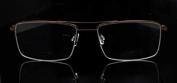 Planet Gates Titanium frame black Titanium Glasses Frame Men Half Rim Eyeglasses Pilot Glass Eyewear Business Man Spectacle Frame