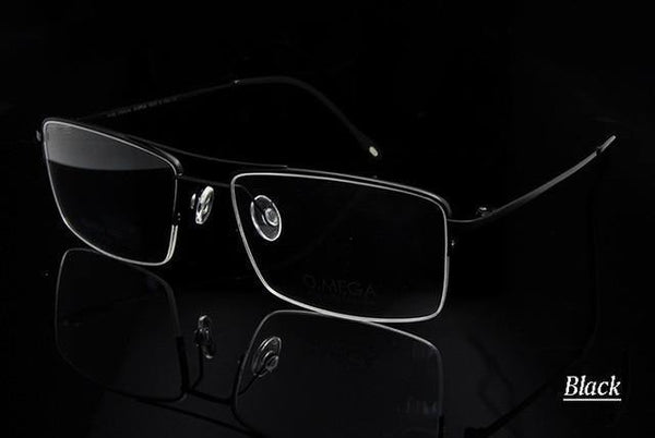 Planet Gates Titanium frame black Titanium Glasses Frame Men Half Rim Eyeglasses Pilot Glass Eyewear Business Man Spectacle Frame