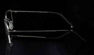 Planet Gates Titanium frame black Titanium Glasses Frame Men Half Rim Eyeglasses Pilot Glass Eyewear Business Man Spectacle Frame