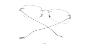 Planet Gates Titanium Glasses Frame Men 2020 New Women Rimless Prescription Square Eyeglasses Frames Myopia Optical Eyewear 8559