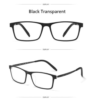 Planet Gates Titanium Glasses Frame Men Comfortable Large Frame TR Glasses Frame Ultra Light Square Myopia Optical Glasses Frame 8822T