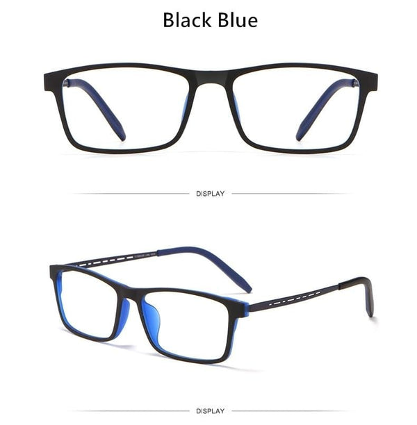 Planet Gates Titanium Glasses Frame Men Comfortable Large Frame TR Glasses Frame Ultra Light Square Myopia Optical Glasses Frame 8822T