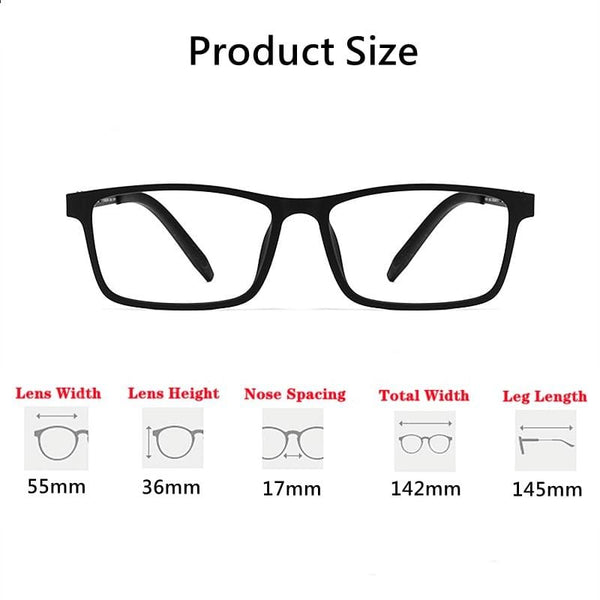 Planet Gates Titanium Glasses Frame Men Comfortable Large Frame TR Glasses Frame Ultra Light Square Myopia Optical Glasses Frame 8822T