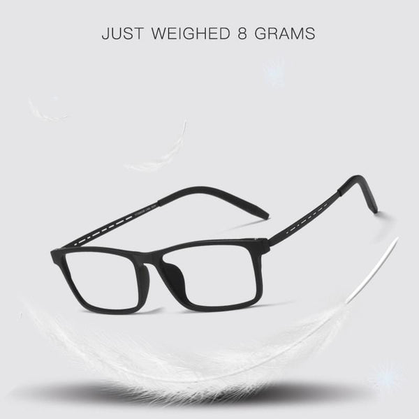 Planet Gates Titanium Glasses Frame Men Comfortable Large Frame TR Glasses Frame Ultra Light Square Myopia Optical Glasses Frame 8822T