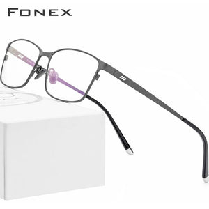 Planet Gates Titanium Glasses Frame Men Square Eyewear Male Classic Full Optical Prescription Eyeglasses Frames Gafas Oculos 8505