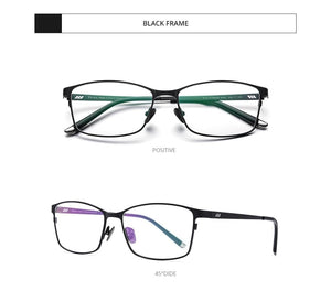 Planet Gates Titanium Glasses Frame Men Square Eyewear Male Classic Full Optical Prescription Eyeglasses Frames Gafas Oculos 8505