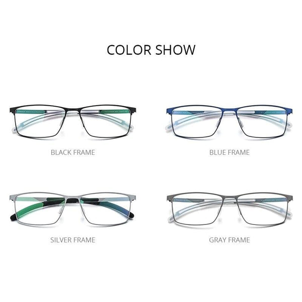 Planet Gates Titanium Glasses Frame Men Square Myopia Optical Prescription Eyeglass Frame Man 2020 Antiskid Silicone Eyewear 8521