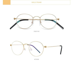 Planet Gates Titanium Glasses Frame Women Prescription Eyeglasses Men New Korean Myopia Optical Frames Morten Screwless Eyewear 7510