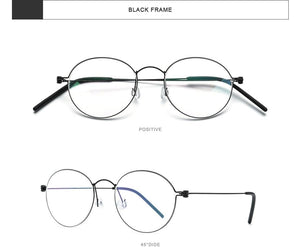 Planet Gates Titanium Glasses Frame Women Prescription Eyeglasses Men New Korean Myopia Optical Frames Morten Screwless Eyewear 7510
