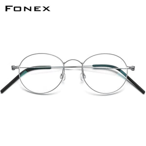 Planet Gates Titanium Glasses Frame Women Prescription Eyeglasses Men New Korean Myopia Optical Frames Morten Screwless Eyewear 7510