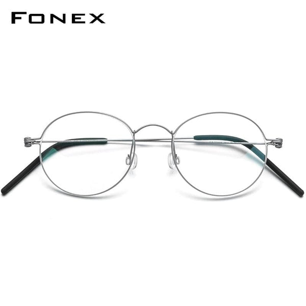 Planet Gates Titanium Glasses Frame Women Prescription Eyeglasses Men New Korean Myopia Optical Frames Morten Screwless Eyewear 7510