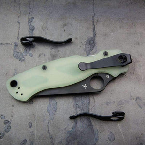 Planet Gates Titanium Knife Clip Spider C81 Back Clip Spider C10 Pocket Clip SPYDERCO Paramilitary 2 Outdoor Camping Equipment