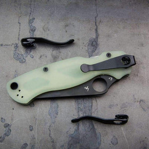 Planet Gates Titanium Knife Clip Spider C81 Back Clip Spider C10 Pocket Clip SPYDERCO Paramilitary 2 Outdoor Camping Equipment