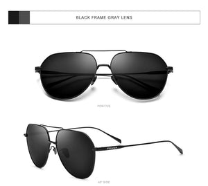 Planet Gates Titanium Polarized Sunglasses Men Brand Design Square Sun Glasses for Men 2019 New Driving Outdoor UV400 Shades 8506