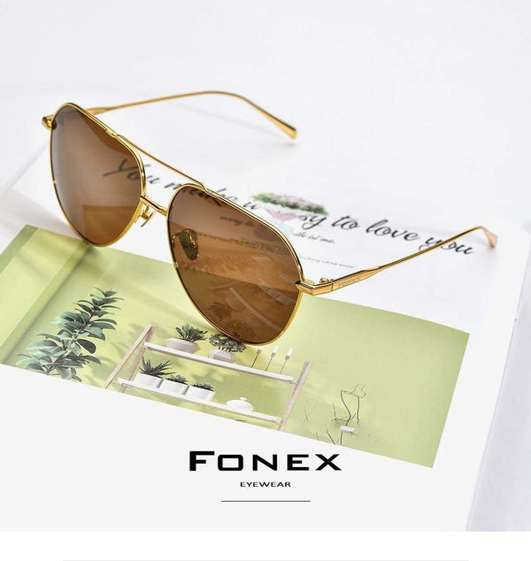 Planet Gates Titanium Polarized Sunglasses Men Brand Design Square Sun Glasses for Men 2019 New Driving Outdoor UV400 Shades 8506