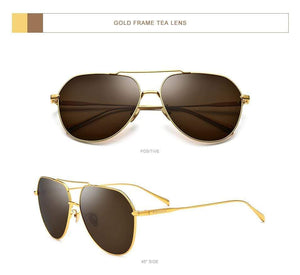 Planet Gates Titanium Polarized Sunglasses Men Brand Design Square Sun Glasses for Men 2019 New Driving Outdoor UV400 Shades 8506