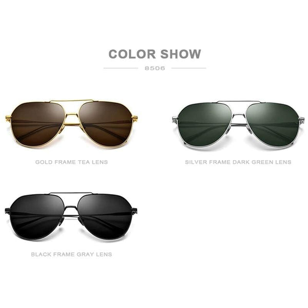 Planet Gates Titanium Polarized Sunglasses Men Brand Design Square Sun Glasses for Men 2019 New Driving Outdoor UV400 Shades 8506
