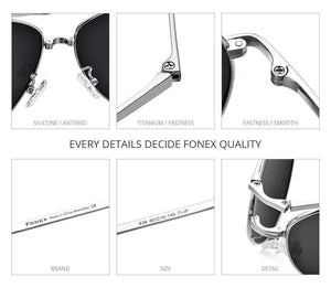 Planet Gates Titanium Polarized Sunglasses Men Folding Classic Aviation Sun Glasses for Men Aviator High Quality Male Shades 838