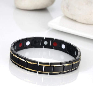 Planet Gates Titanium Steel Magnetotherapy Bracelet Men Jewelry Bio Energy Magnet Bracelets Bangle 8 LL@17