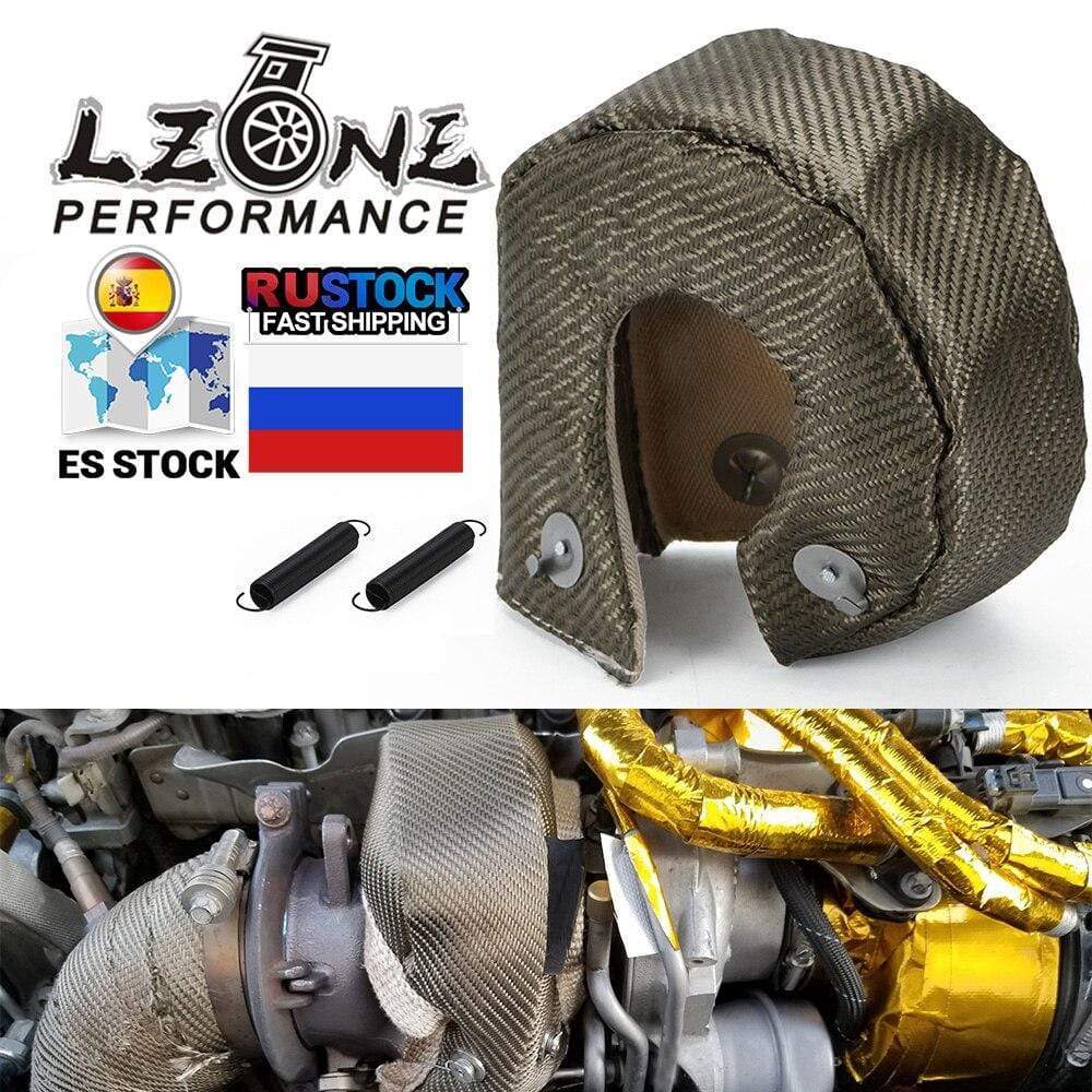 Planet Gates TITANIUM turbo heat shield T3 turbo blanket fit : t2 t25 t28 gt28 gt30 gt35 and most t3 turbo JR1303-2T/TBF03