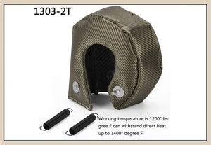 Planet Gates TITANIUM turbo heat shield T3 turbo blanket fit : t2 t25 t28 gt28 gt30 gt35 and most t3 turbo JR1303-2T/TBF03