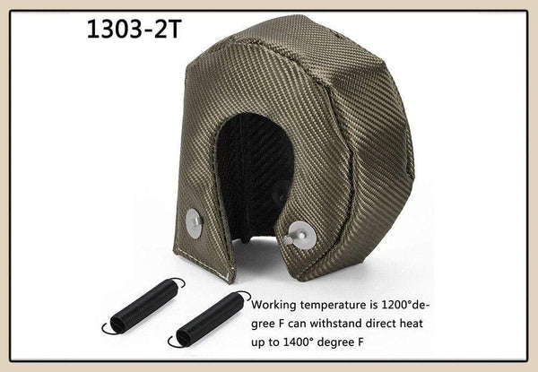 Planet Gates TITANIUM turbo heat shield T3 turbo blanket fit : t2 t25 t28 gt28 gt30 gt35 and most t3 turbo JR1303-2T/TBF03
