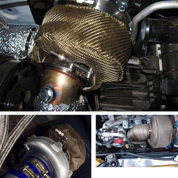 Planet Gates TITANIUM turbo heat shield  turbo blanket FOR Audi S3 / Volkswagen Golf Mk7 / Seat Leon VR-TBF05