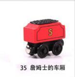 Planet Gates TMS 035 Emily Wood Train Magnetic Wooden Trains Model Car Toy Compatible with Brio Brand Tracks Railway Locomotives Toys for Child