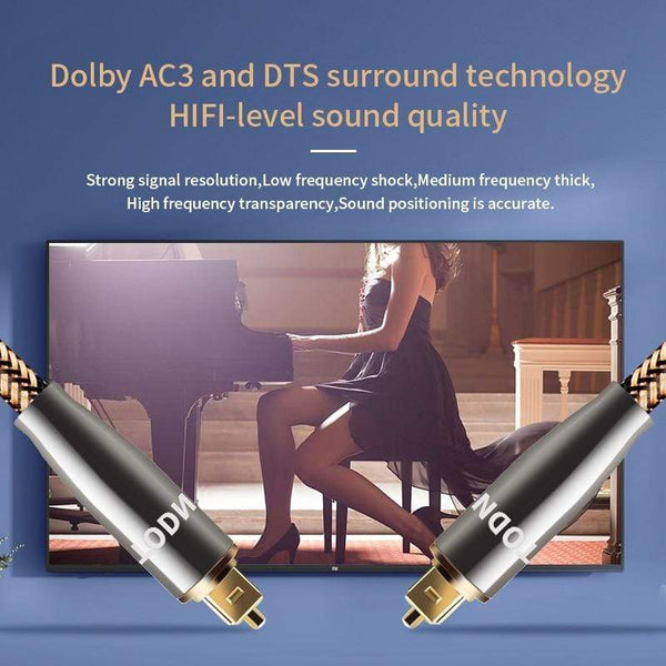Planet Gates TODN 5.1 Digital Optical Audio Toslink Cable Fiber Optic Audio Cable 1m 2m 3m 10m 15m for Hi-Fi DVD TV   TODN 5.1 Digital