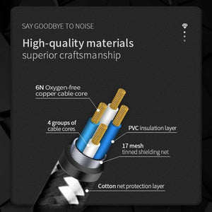 Planet Gates TODN HIFI speaker audio cable High-end stereo Amplifier cable High purity oxygen-free copper banana Gold-plated plug a pair