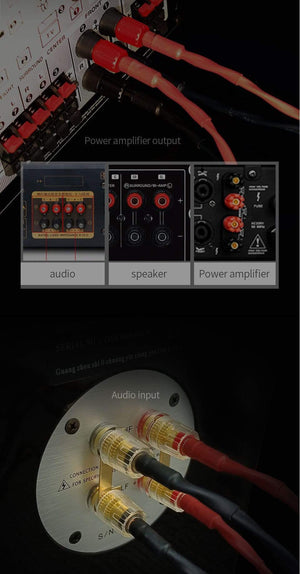 Planet Gates TODN HIFI speaker audio cable High-end stereo Amplifier cable High purity oxygen-free copper banana Gold-plated plug a pair