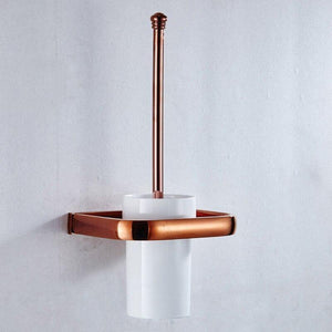 Planet Gates Toilet Brush Holder Gold Bathroom Accessories Brass Wall Mounted Toilet Brush Paper Towel Holder Rack Glass Shelf Bath Hardware Set