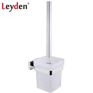 Planet Gates Toilet Brush Holder Leyden Stainless Steel Suqare Bathroom Accessories Chrome Toilet Paper Holder Robe Hook Towel Bar Towel Ring Bathroom Hardware