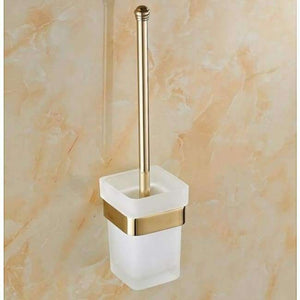 Planet Gates toilet brush holder Newly Brass Bathroom Accessories Set, Gold Square Toilet Brush Holder,Paper Holder,Towel Bar,Towel Holder, bathroom Hardware set