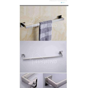 Planet Gates Toilet Brush Holder Square Base Bathroom Accessories Polished Chrome Toilet Paper Holder /Towel Bar Bathroom Products