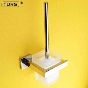 Planet Gates Toilet Brush Holder SUS 304 Stainless Steel Bathroom Hardware Set Chrome Polished Toothbrush Holder Paper Holder Towel Bar Bathroom Accessories