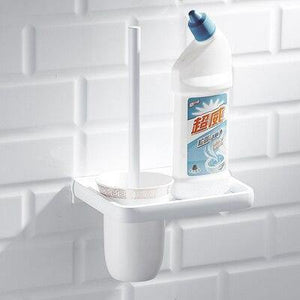 Planet Gates Toilet brush rack Aluminum Towel Rack Perforated White Bathroom Rack Toilet Towel Rack Hardware Pendant Set