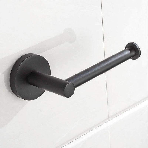 Planet Gates Toilet paper holder black baking circular paper towel rack 304 stainless steel paper roll holder no cover bathroom product