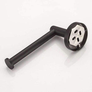 Planet Gates Toilet paper holder black baking circular paper towel rack 304 stainless steel paper roll holder no cover bathroom product
