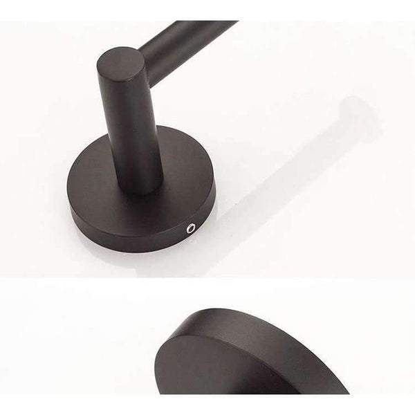 Planet Gates Toilet paper holder black baking circular paper towel rack 304 stainless steel paper roll holder no cover bathroom product