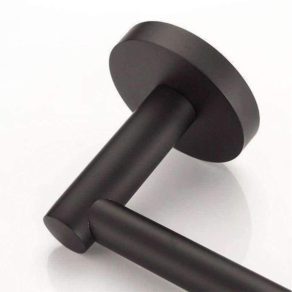 Planet Gates Toilet paper holder black baking circular paper towel rack 304 stainless steel paper roll holder no cover bathroom product