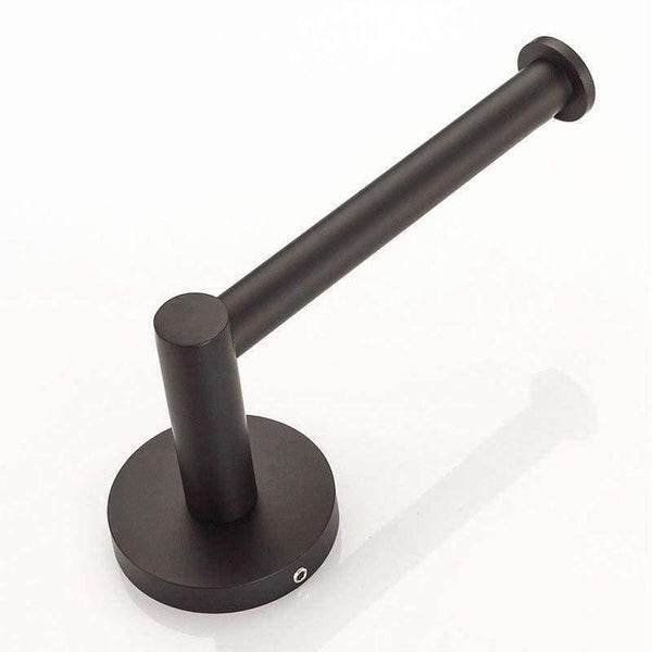Planet Gates Toilet paper holder black baking circular paper towel rack 304 stainless steel paper roll holder no cover bathroom product