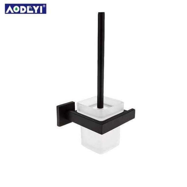 Planet Gates Toliet Brush Holder AODEYI Bathroom Hardware Set Black Robe Hook Towel Rail Rack Bar Shelf Paper Holder Toothbrush Holder Bathroom Accessories