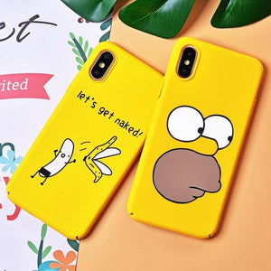Planet Gates TOMKAS BAD BOY Phone Case for iPhone XS X XS Max XR Case Yellow Cover Funny Banana Cute Cases for iPhone 7 8 6 S 6S Plus Coque