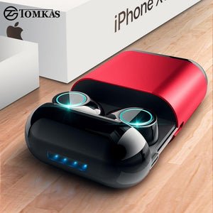 Planet Gates TOMKAS Bluetooth Headphones TWS Earbuds Wireless Bluetooth Earphones Stereo Headset Bluetooth Earphone With Mic and Charging Box