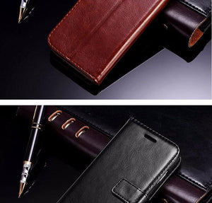 Planet Gates TOMKAS Case For iPhone 7 8 Plus PU Leather Wallet Style Kickstand Business Phone Bags Cases For iPhone X 8 7 Plus 6 Plus Case