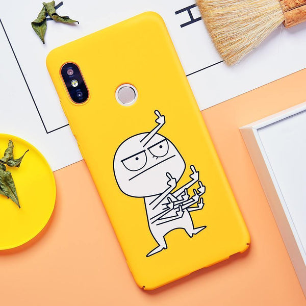 Planet Gates TOMKAS Cute Cartoon Case for Xiaomi Redmi Note 5 Phone Case for Xiaomi Redmi 4X 5 Plus Cases Mi A1 Back Cover Funny Naked Banana