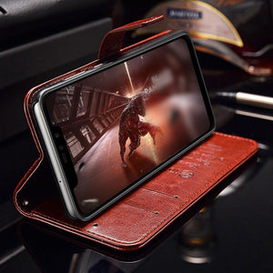 Planet Gates TOMKAS Flip Leather Case for Xiaomi Redmi Note 6 Pro Case for Xiaomi Mi A2 Lite Xiomi Wallet Cover Phone Cases Vintage Bussiness
