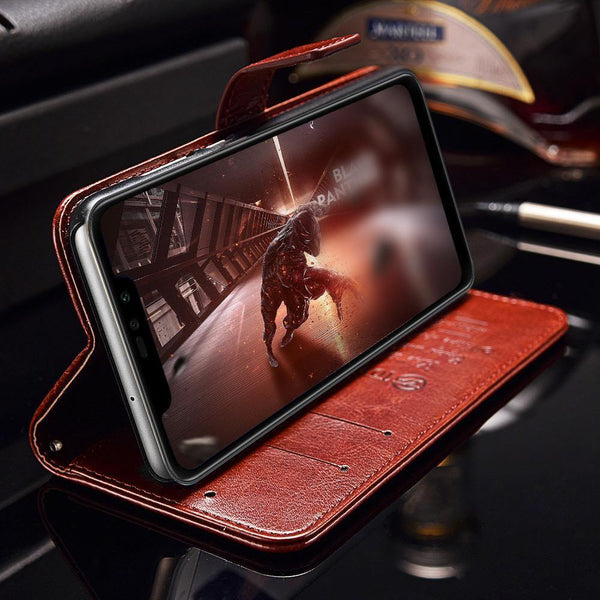Planet Gates TOMKAS Flip Leather Case for Xiaomi Redmi Note 6 Pro Case for Xiaomi Mi A2 Lite Xiomi Wallet Cover Phone Cases Vintage Bussiness