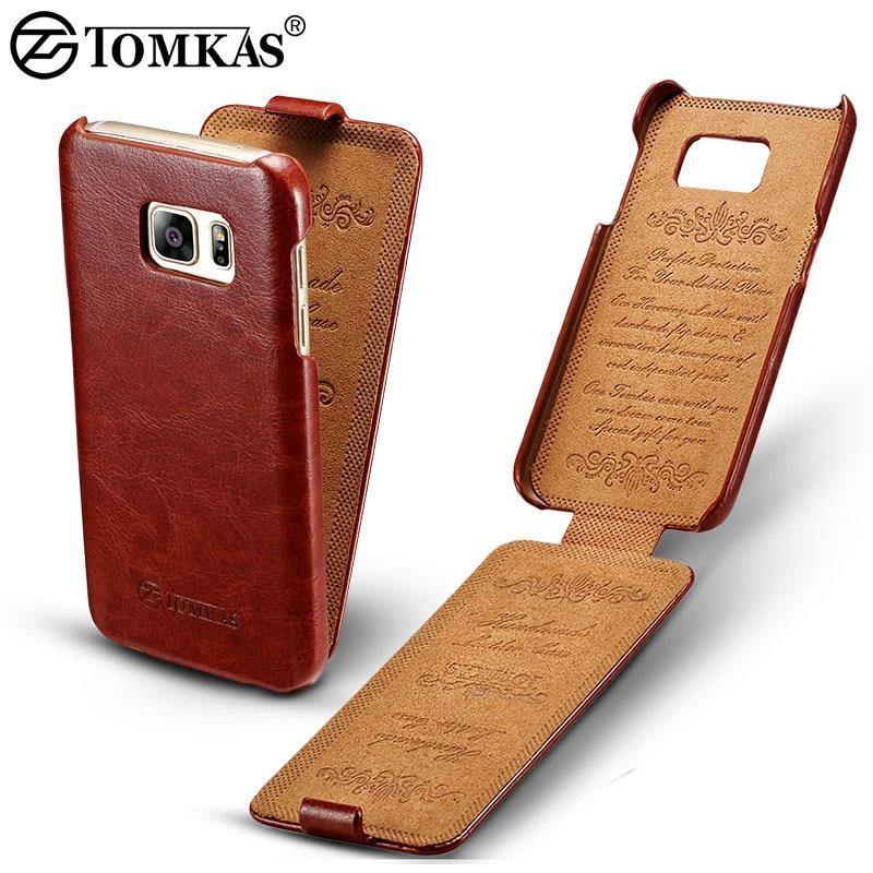 Planet Gates Tomkas Leather Case For Samsung Galaxy S6 G9200 Retro Phone Bag Flip Cover For Samsung Galaxy S6 Edge Cases Luxury Coque